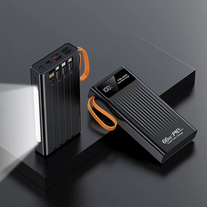 พาวเวอร์แบ<span class=keywords><strong>ง</strong></span>ค์บา<span class=keywords><strong>ง</strong></span>เฉียบขนาดกะทัดรัด 30,000mAh ชาร์จเร็ว PD 22.5W/20W สายในตัว หน้าจอ LED ช่องเสียบ USB-A/USB-C แบตเตอรี่ลิเธียม - Product Image 6