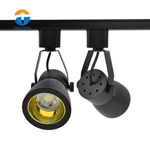 Sistema de riel comercial empotrado, <span class=keywords><strong>foco</strong></span> ajustable de superficie de techo Cob <span class=keywords><strong>Mr16</strong></span> Gu10, accesorios de <span class=keywords><strong>foco</strong></span>, carcasa de luz de pista Led - Product Image 1