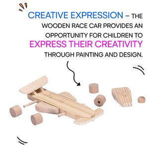 Pezzo di legno per auto da <span class=keywords><strong>corsa</strong></span> combina Kit di pittura fai da te con 10 acquerelli e accessori - Product Image 2