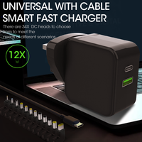 Chargeur mural USB C 65W PD Type C à charge rapide LVSHUO en gros pour ordinateur portable NoteBook Pro et tous les smartphones