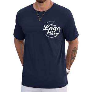 Crew Tee Undershirts UPF 50+ Short Sleeve Crew Neck Moisture Wicking <b>T</b>-<b>Shirt</b> Quick Dry Breathable <b>Pocket</b> Top Tee - Product Image 1