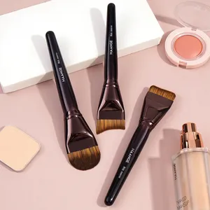 Brocha para Base de Maquillaje Ultrafina, Brocha Profesional para Maquillaje, Brocha para Difuminar Líquidos, Polvo Mineral, Kit de Brochas para Aplicar y Difuminar - Product Image 1
