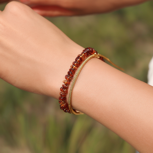 Fine <b>Beaded</b> <b>Bracelet</b> 316L Stainless Steel PVD <b>Gold</b> Plating Sustainable Resistant Jewelry for Women - Product Image 3