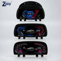 Untuk Mobil Seri 3 E90 E91 E92 E93, Tema UI Multi Digital untuk Dasbor Digital, Instrumen Digital LCD, Pengganti Speedometer Dasbor