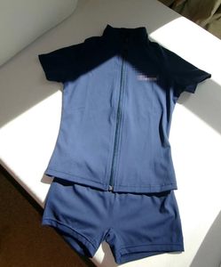 Set di pantaloncini 2 pezzi vestiti estivi da donna Set da allenamento <span class=keywords><strong>Streetwear</strong></span> personalizzati con Zip <span class=keywords><strong>giacca</strong></span> a maniche corte e pantaloncini tuta da donna - Product Image 4