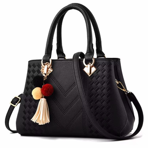 Bolso de Mano de Diseñador para Mujer de Alta Calidad, Marcas Famosas, Estilo Cadena Negro, Moderno, con Remaches, Suave, Impermeable, Duradero, con Cremallera - Product Image 3