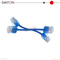 Kabel Patch RJ45 CAT6 CAT6A Tembaga Murni Kabel Jaringan UTP Patch Cord