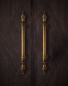 Latão sólido estilo francês Antique Cabinet Handle para porta armário gaveta Latão sólido estilo francês Cabinet Handle - Product Image 3