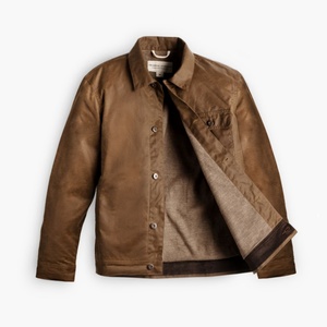 Veste en toile cirée pour homme, surdimensionnée, de haute qualité, avec logo personnalisé accepté, fabrication en gros OEM/ODM, streetwear - Product Image 2