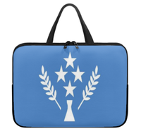 Sac pour ordinateur portable avec drapeau d'Haïti, étui pour ordinateur portable fin et imperméable avec fermeture éclair de qualité supérieure, sac portable pour tablette