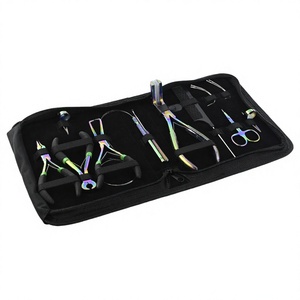 Durable Hair <b>Extension</b> Tool Kit with Bond Cutter, Micro <b>Bead</b> & Tape In Remover Plier and Hair Styling & Parting Comb - Product Image 1