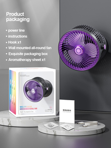 Factory Wholesale Simple Hot-Selling <b>Large</b> Desktop Fan With Five Wind Speeds Usb Charging Wall-Mounted <b>Desk</b> Fan Desktop Fan - Product Image 5