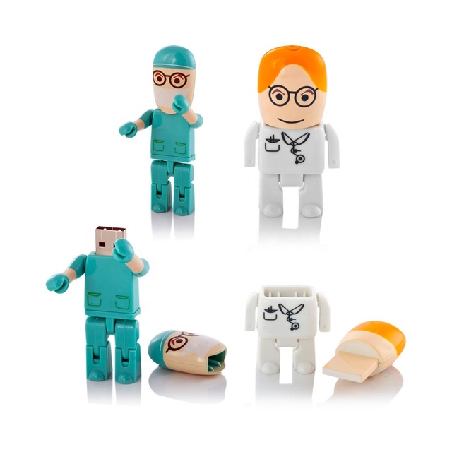 Hospital Gift Special Flash Memory Nurse USB 8GB Medical Pharma Pen Drive Plastic Doctor USB Flash Drive