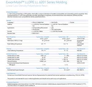 รูปแบบเม็ดพลาสติกดิบทนความร้อน exxonmobil LLDPE LL 6201QR ความเหนียวสูงความแข็งแกร่งสูง - Product Image 3