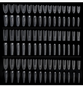 240 unidades/caja Moldes de extensión de uñas de plástico de doble capa, ovalados, largos y cónicos, <span class=keywords><strong>para</strong></span> extensión rápida tipo sándwich - Product Image 6