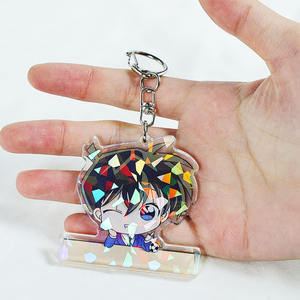 Détective <span class=keywords><strong>Conan</strong></span> personnalisé époxy hologramme porte-clés en plastique acrylique porte-clés charme personnalisé beau dessin animé <span class=keywords><strong>clé</strong></span> - Product Image 1