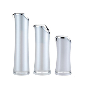 Flacon pompe sans air rechargeable <span class=keywords><strong>de</strong></span> luxe pour cosmétiques, 30 ml, 50 ml, flacon pompe sans air électro-plaqué pour soins <span class=keywords><strong>de</strong></span> la peau - Product Image 1