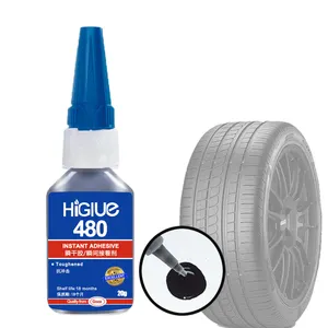 Adhésif équivalent 480 Super colle de haute qualité, mastic d'ampli de verre instantané, colle adhésive pour tissu