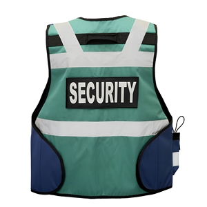 Chaleco de Seguridad Reflectante de Alta Visibilidad para la Comunidad, Chaleco de Seguridad con Cremallera Frontal, Bolsillos Multifuncionales, Uniforme de Guardia - Product Image 3