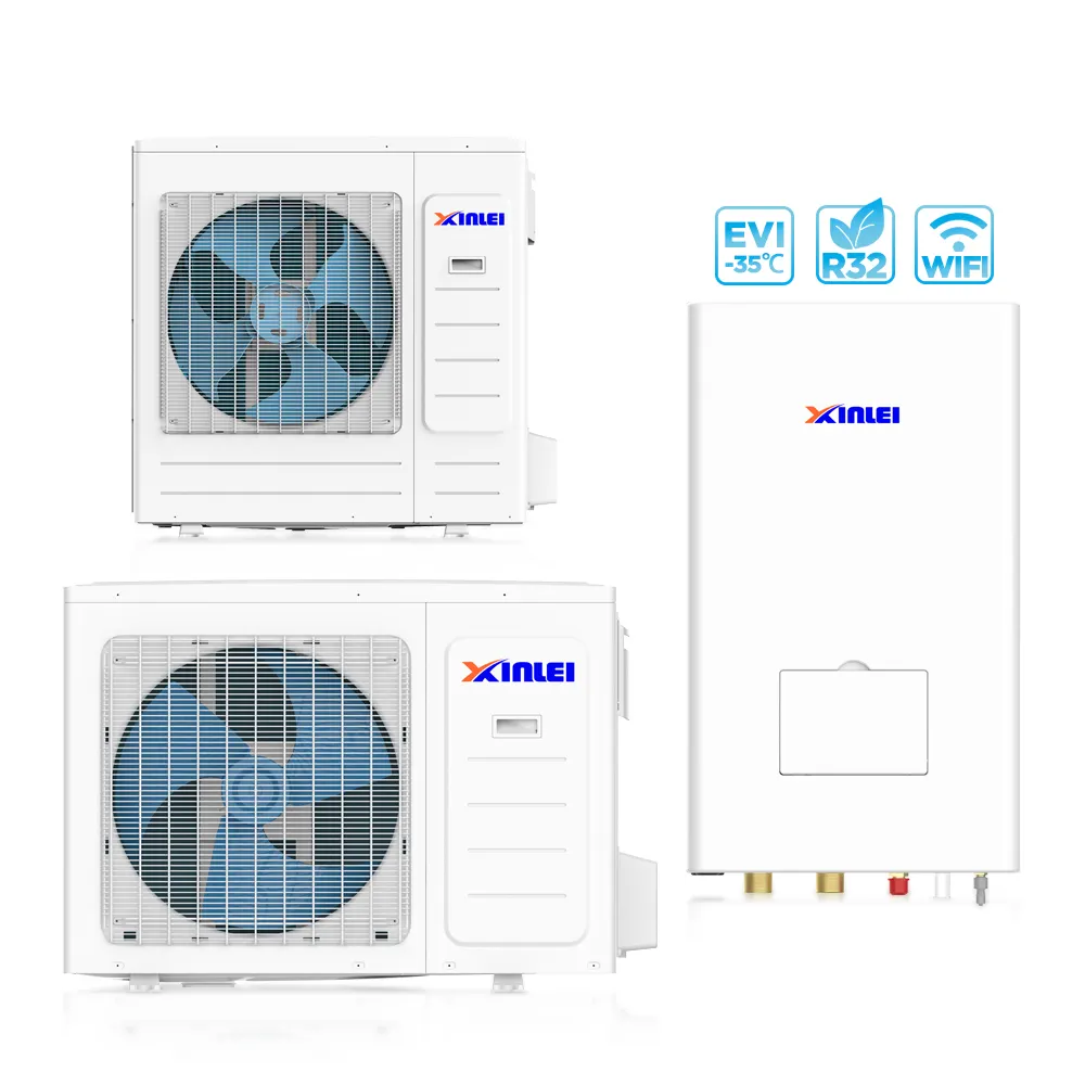 डीसी इनवर्टर R32 मल्टीफंक्शन एयर-वायरलेस रिमोट कंट्रोल के साथ वाटर हीट पंप वाटर हीटर