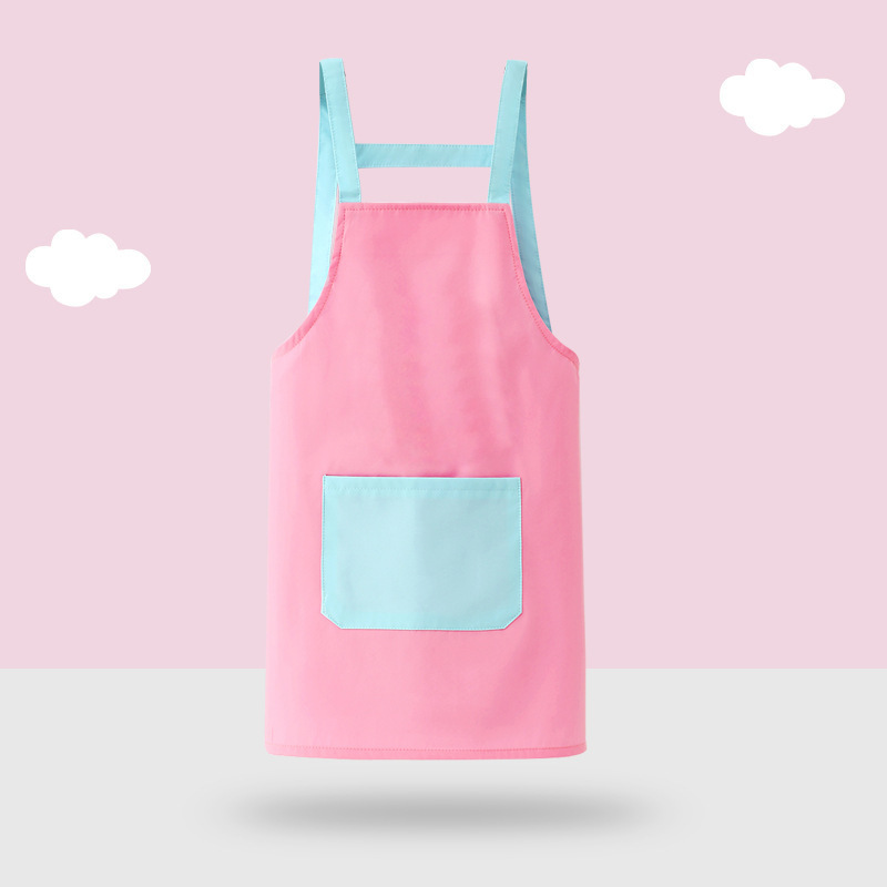 Peinture pour enfants, pièce unique - rose et bleu