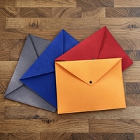 Porte-documents A4 personnalisé en feutre, organiseur de fichiers étanche, rangement de bureau, impression de logo OEM, faible MOQ