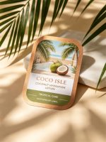 Étiquette autocollante personnalisée pour lotion corporelle cosmétique, imperméable, en feuille métallique