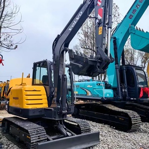Mini-excavatrice sur chenilles d'occasion presque neuve en bon état, petite micro-excavatrice de 6 tonnes, excavatrice <span class=keywords><strong>Volvo</strong></span> EC60C d'occasion à vendre - Product Image 3