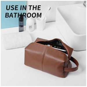 BSCI Factory Travel <b>Toiletries</b> <b>Bag</b> PU nylon Waterproof Shaving <b>Bag</b> for <b>Men</b> Portable <b>Toiletries</b> Storage <b>Bag</b> - Product Image 5