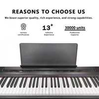 Beisite Hot Sell Musical Instruments Weighted Key Electronic Upright Piano Digital Keyboard Piano Portable 88 Keys Digital Piano