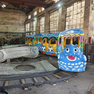 Nouveau design, manèges de <span class=keywords><strong>train</strong></span> sur rail à thème océanique de haute qualité, en fibre de verre et acier, capacité >500 kg, intérieur/extérieur, à vendre - Product Image 3