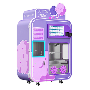 Distributeur automatique de barbe à papa 32 pouces à écran tactile, entièrement automatique, 24h/24, en libre-service, pour centres commerciaux, cinémas et parcs d'attractions - Product Image 1