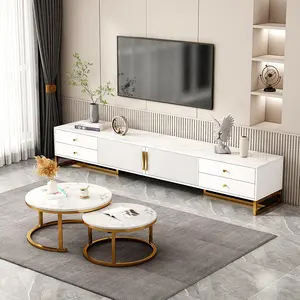 Hotel modern luxury tv cabinet top e1 panel modern tv cabinet for living room