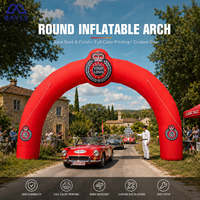 Arche Gonflable de Course avec Souffleur Personnalisée Porte Départ et d'Arrivée pour Marathon Cyclisme et Sports Mécaniques