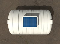 70W New Outdoor Middle East Air Extractor Water Tank Cooler Fan Solar Cooling System Cool Shower
