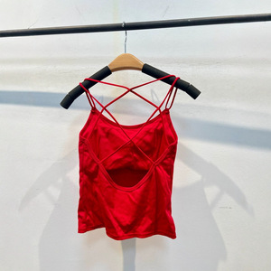 Nouveau Soutien-gorge de sport pour femme, petit modèle, en soie glacée, sans coutures, dos élégant, tendance sexy, pour la course à pied - Product Image 3