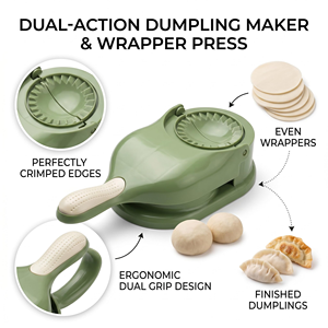 เครื่องมือทำเกี๊ยวแบบใหม่ DIY วัสดุ PP สำหรับรีดแป้ง พลาสติกสำหรับกดแป้ง แม่พิมพ์ทำขนมแบบยั่งยืน ปลอดภัยสำหรับเครื่องล้างจาน - Product Image 4