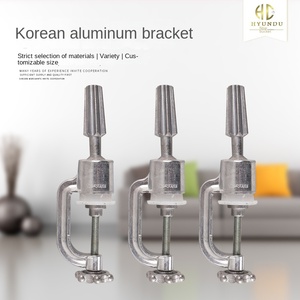 ขาตั้งวิกผมแบบยืดหดได้ HYUNDU สีเงิน ทำจากพลาสติกและโลหะ พร้อมที่ยึดหัวตุ๊กตา สำหรับการสอนและการฝึกซ้อม ใช้จัดเก็บบนโต๊ะขนาดเล็ก - Product Image 2