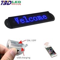 Module LED flexible à commande sans fil, affichage numérique programmable à défilement de texte, affichage publicitaire en Chine, OEM, portable, SDK souple