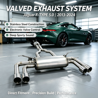 Knalpot Performa Mobil Catback untuk Jaguar F-TYPE 5.0 2013-2024 Ss304 Pipa Knalpot Valvetronic dengan Pengontrol Katup dan Ujung Knalpot