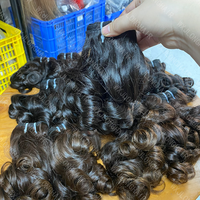 Lot de Cheveux Naturels Vietnamiens 100% Humains Funmi Magic Wavy – Sans Nœuds, Sans Chute, Couleur Noire, Ondulés avec Tissage Fin