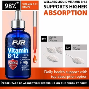 Suplemento Dietético de Vitamina B12 en Gotas de Marca Privada para Adultos, Aumenta la Energía, Controla el Apetito, Quema Grasa, Pérdida de Peso - Product Image 2