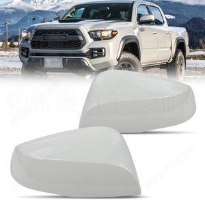 Cubiertas de Espejos para Toyota Tacoma 2016-2021, Blancas, ABS, Juego Completo, Versión Estadounidense - Product Image 1