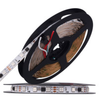 Bande LED à pixels adressables COXO WS2811, contrôle SPI, 12V 24V avec circuit intégré externe, corps en cuivre pour éclairage de projet personnalisé