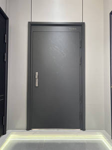Alta calidad al por mayor barato Puerta de acero GRIS Puerta DE SEGURIDAD DE ENTRADA - Product Image 1