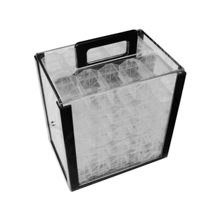 Ensemble de 1000 jetons de poker en acrylique, étuis de transport pour jetons de poker, ensembles de jetons de poker de luxe - Product Image 3