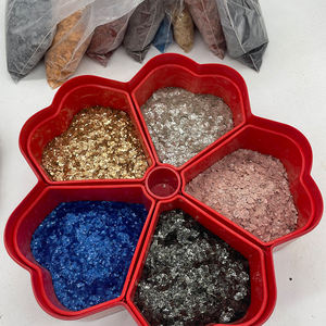 Fabrikverkauf: Gefärbte Glimmerflocken Großhandel – 10-20 Mesh farbige Glimmerplatten für Kosmetik, Echtsteinfarben, Dekoration, Epoxidharzböden - Product Image 3