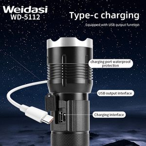 Weidasi Hot Bán item Telescopic Zoom Mini BRIGHT ánh sáng tiện ích hợp kim nhôm trắng LED Ngọn Đuốc Đèn chiến thuật đèn pin - Product Image 3