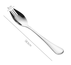 Cuchara y Tenedor Multifunción de Acero Inoxidable de Lujo Grace DFS1111, Cubiertos 2 en 1 - Product Image 2