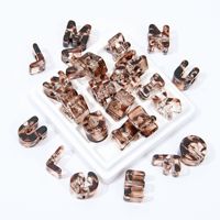 Accessoires de bijouterie perforés en fil d'acier, motif lettre Léopard, 6mm, pour lettres anglaises, matériel DIY, vente en gros, découpoir à biscuits fait main